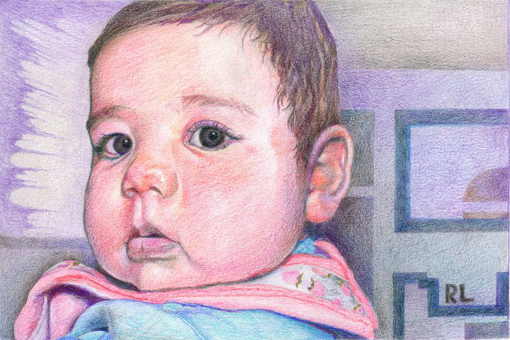 Empress of Balance - colored pencil